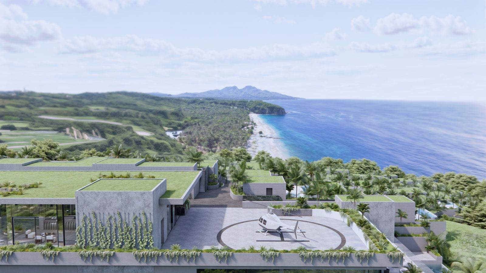 FOR LEASE 25 YEARS 2BR VILLA LUXURY CANDIDASA KARANGASEM